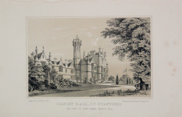 Manley Hall, The Seat of John Shawe Manley, Esq