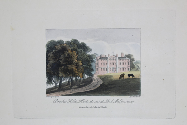 Brocket Hall, the seat of Lord Melbourne