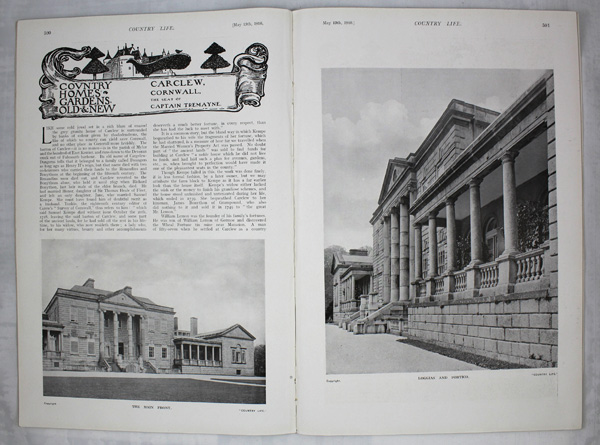 Carclew, the Seat of Captain Charles Tremayne