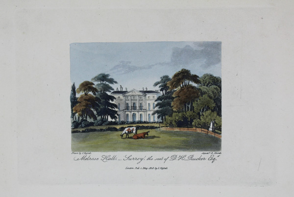 Melrose Hall, the seat of D. H. Rucker Esq