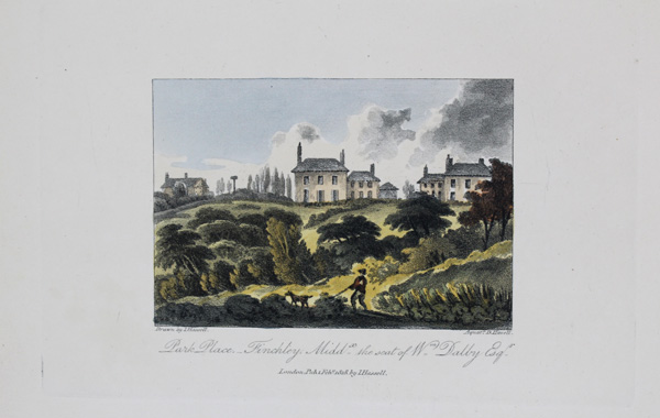 Park Place, Finchley, the seat of William Dalby Esq.