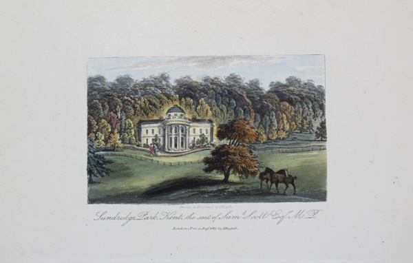 Sundridge Park, the seat of Sam Scott, Esq. M. P.