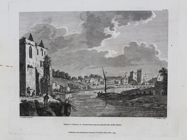 Askeyton (Town & Castle), taken from the ruins of the abbey