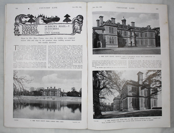 Sudbury Hall (Part-1), The seat of Lord Vernon