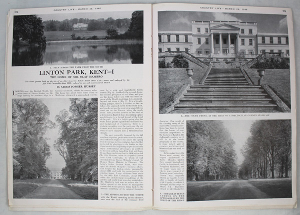 Linton Park (Part-1), The home of Mr. Olaf Hambro