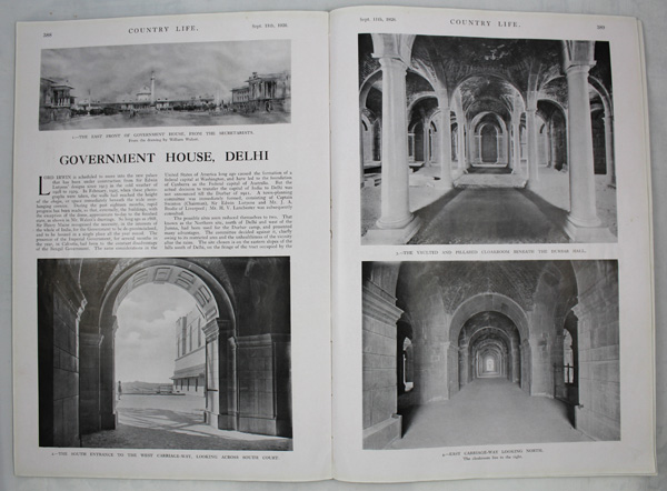 Government House, Delhi by Sir Edwin Lutyens