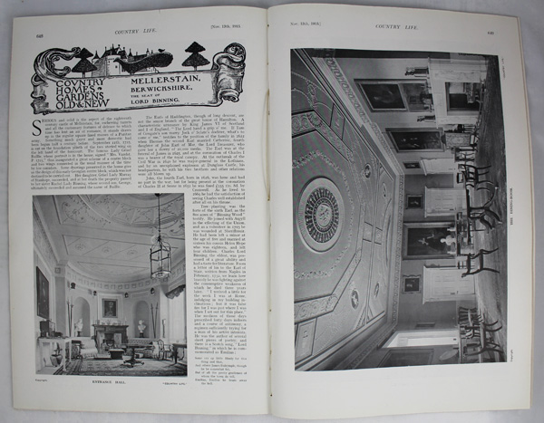 Mellerstain, The Seat of Lord Binning