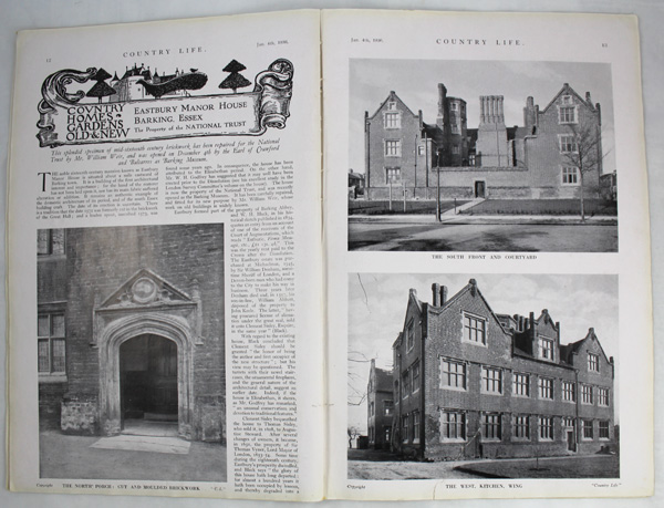 Eastbury Manor House, the property of the National Trust