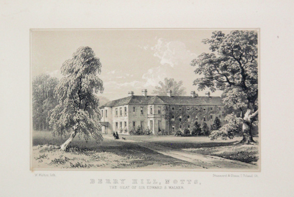 Berry Hill Hall, The Seat of Sir Edward S Walker