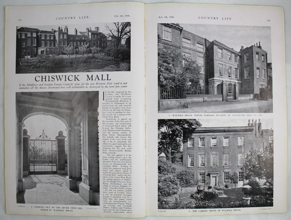 Chiswick Mall (Warpole House, Strawberry House, Said House, Bedford House, Latimer House)