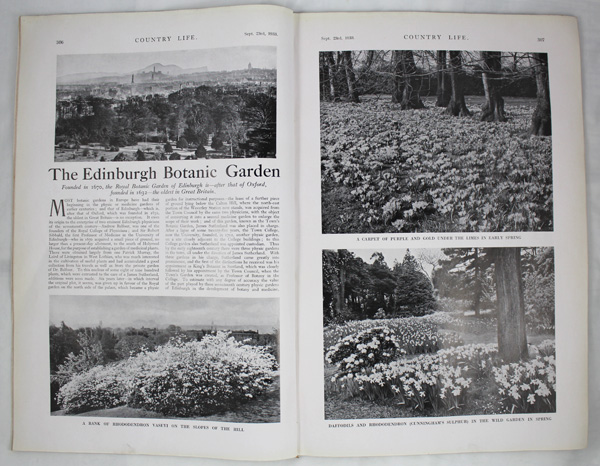 The Edinburgh Botanic Garden