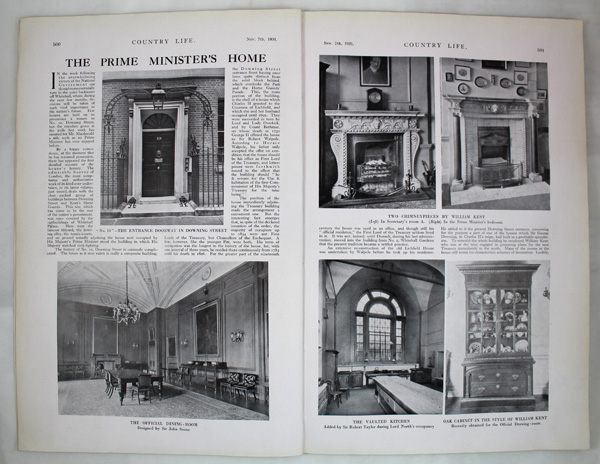 The Prime Minister's Home (No. 10, Downing Street)