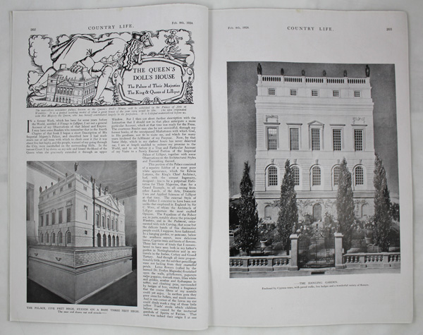 The Queen's Doll's House (part-1), the palace and their Majesties the King and Queen of Lilliput