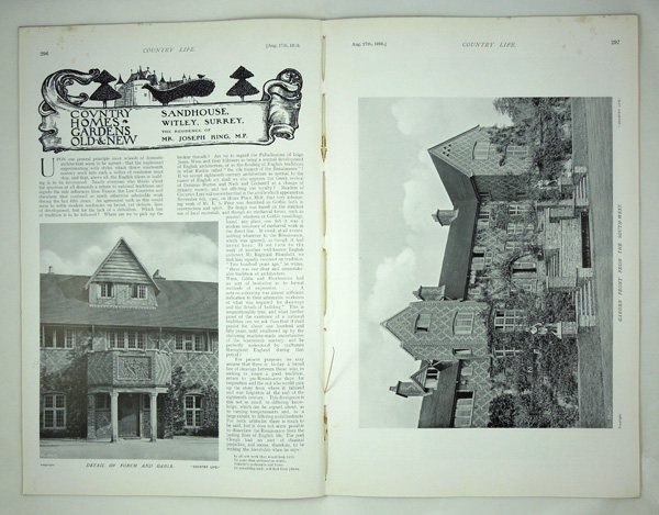 Sandhouse, Witley, The Residence of Mr Joseph King, M.P