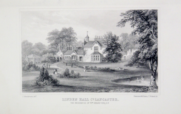 Linden Hall The Residence of William Sharp Esq