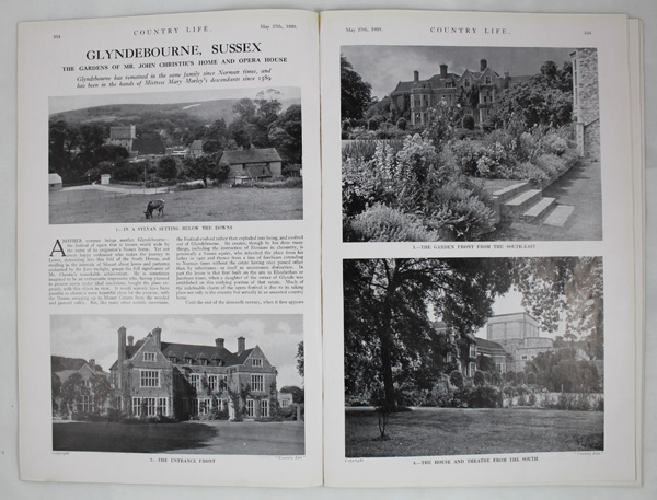 Glyndebourne, Mr John Christie's Home & Opera House