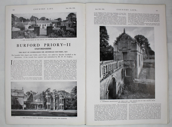 Burford Priory (Part 2), The Seat of Commander Sir Archibald Southby, M.P