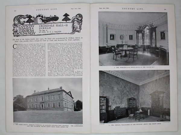 Croxdale Hall (Part 2), The Seat of Lt. Col. H. C. J. Salvin