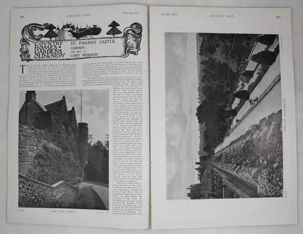 St. Fagan's Castle, the seat of Lord Windor