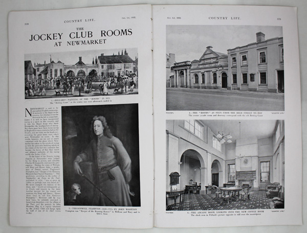 The Jockey Club rooms at New Market