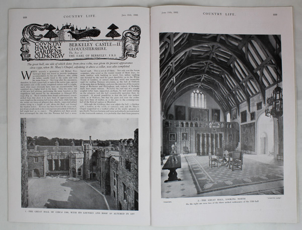 Berkeley Castle (Part 2), the Seat of The Earl of Berkeley, F.R.S.