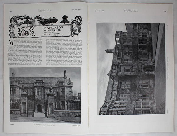 Mapperton, The Seat of Mr H Compton