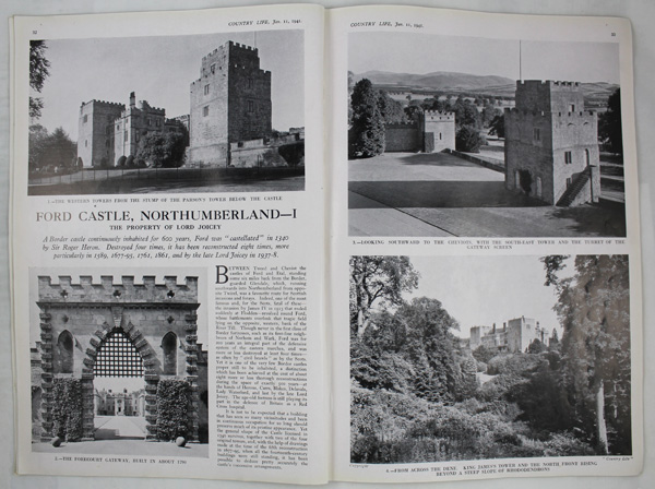 Ford Castle (part-1), the Property of Lord Joicey