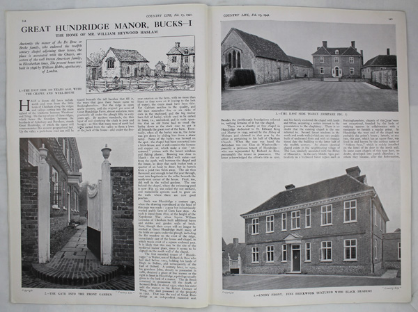 Great Hundridge Manor (Part 1), The Home of Mr. William Heywood Haslam