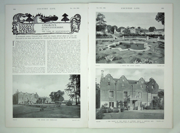 Lyegrove, The Seat of The Earl of Westmoreland