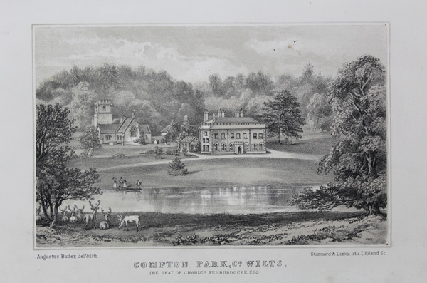 Compton Park, the seat of Charles Penruddocke, Esq.