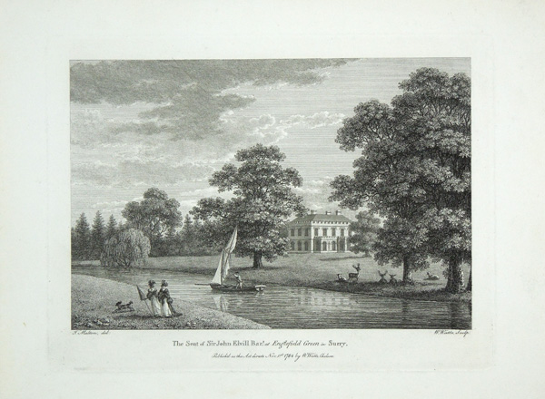 The Seat of Sir John Elvill Bart at Englefield Green