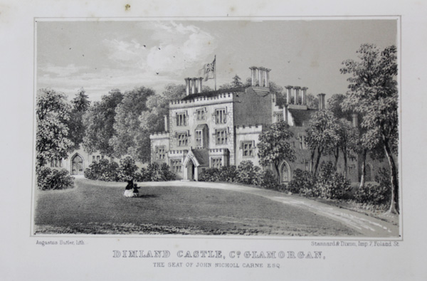 Dimland Castle, the seat of John Nicholl Carne, Esq