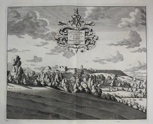 Tutbury Castle (south east view)