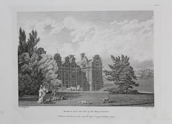 Broome Park, the seat of Sir Henry Oxenden