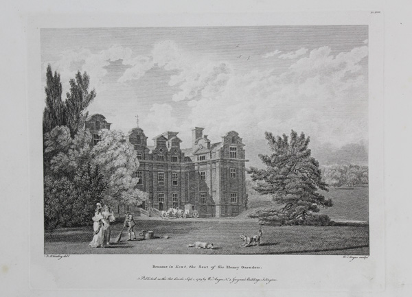 Broome Park, the seat of Sir Henry Oxenden