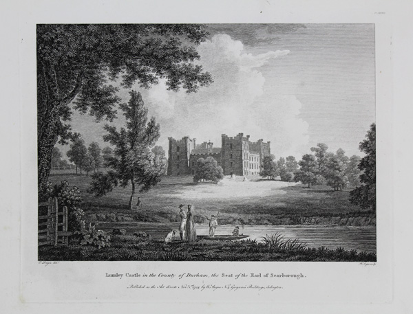 Lumley Castle, the seat of the Earl of Scarborough