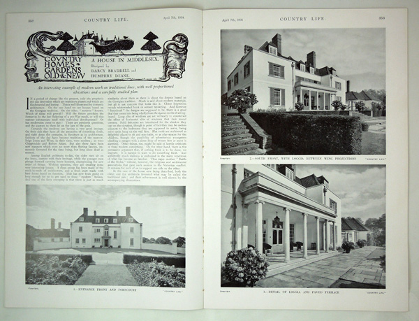 A House in Middlesex, Designed by Darcy Braddell and Humphry Deane