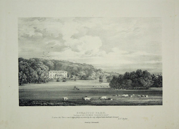 Stratton Park, the seat of Sir Thomas Baring, Bart