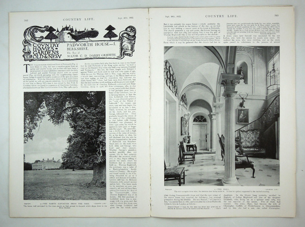 Padworth House, The Seat of Major C D Darby-Griffith (Part 1)