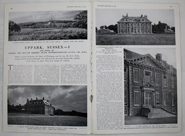 Uppark (Part-1), The Home of Admiral The Hon. Sir Herbert Meade Featherstonhaugh