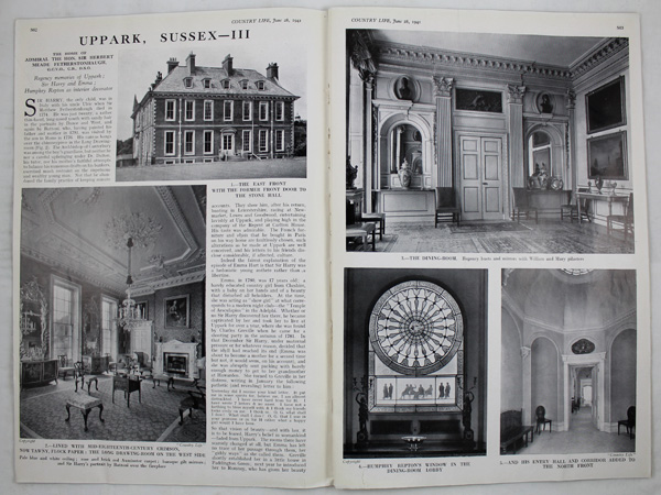 Uppark (Part-3), The Home of Admiral The Hon. Sir Herbert Meade Featherstonhaugh