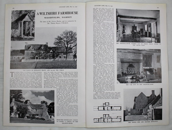 A Wiltshire Farmhouse, Woodfolds, Oaksey, The home of Mr. Gervas Huxley, and its restoration by Mr. Thomas Rayson, F.R.I.B.A.