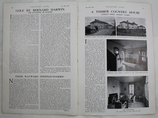 Romany Ridge, Chailey, recently completed from the design produced by Messrs. W. H. Cole