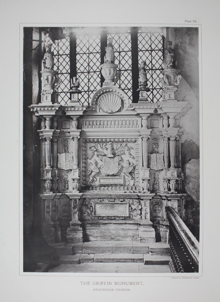 Braybrook Church (The Griffin Monument) (photograph illustration)