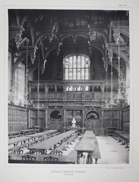 Middle Temple, The Hall (photograph illustration)