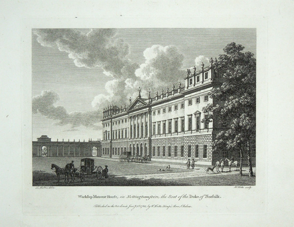 Worksop Manor, The Seat of The Duke of Norfolk