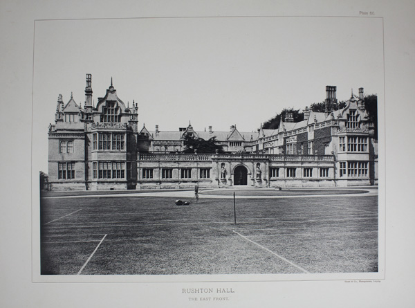 Rushton Hall (photograph illustrations & plan)