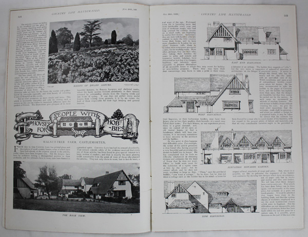 Walnut Tree Farm in Castlemorten, designed by Mr C. F. A. Voysey