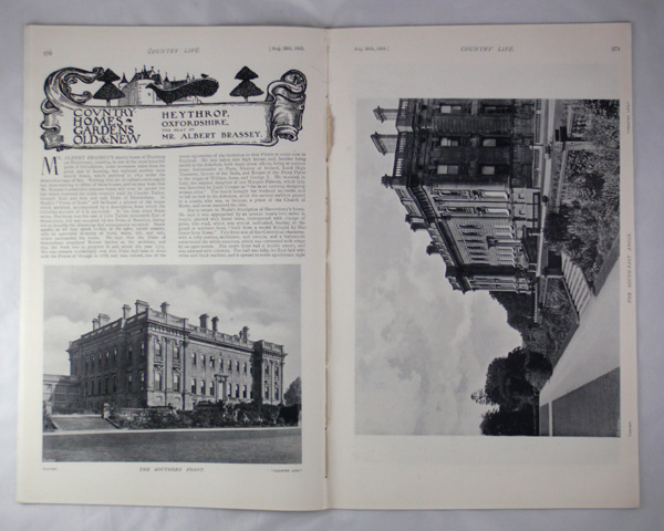 Heythrop, The Seat of Mr Albert Brassey