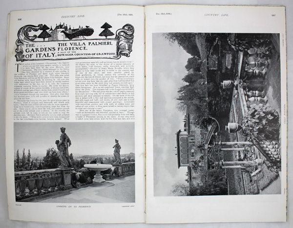 The Villa Palmieri, Florence, A Seat of The Dowager Countess of Crawford